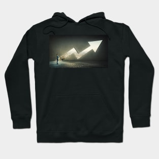 graph arrow Hoodie